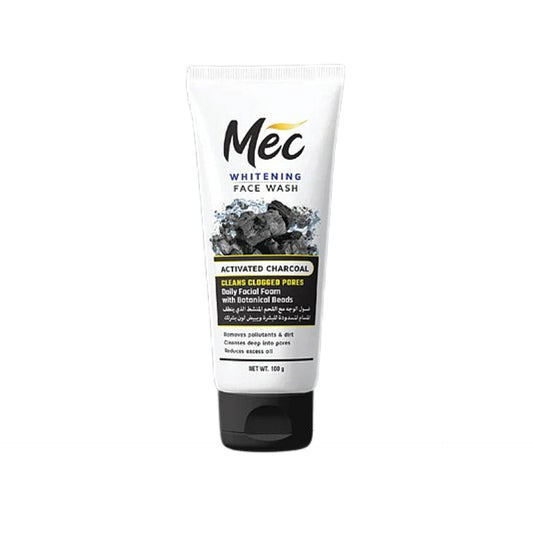 Mec Whitening Activated Charcoal Face Wash