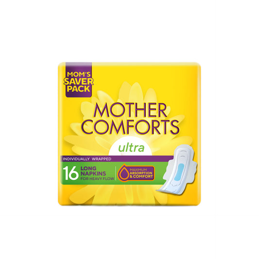 Mother Comforts Ultra-Sanitary Pads Long 16 Pcs